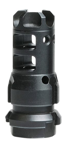 LanTac USA Dragon Muzzle Brake 9MM 1/2-28 Dead AIR Keymo Wolfman view 2