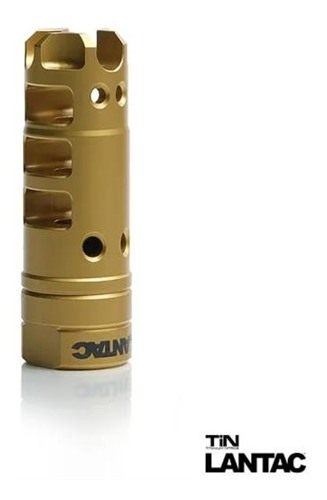 Lantac USA Dragon Muzzle Brake .223/556 Gold Titanium Nitride