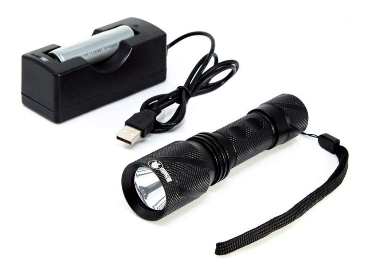 Predator Tactics Laborer Flashlight with Battery and Charger