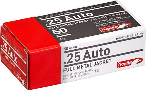 Aguila 1E252110 25ACP 50gr Full Metal Jacket 50 Per Box/20 Case view 2