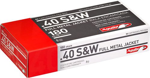 Aguila 1E402110 40S W 180gr Full Metal Jacket 50 Per Box/20 Case view 2