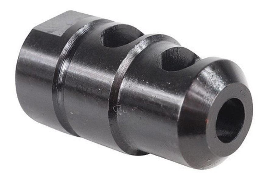 Keltec Arms PLRSU582 PLR-22 Muzzle Brake Kit Black Steel with 1/2in-28 tpi