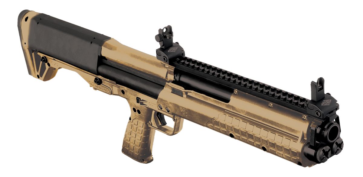Kel Tec Ksgtan Tan 12 Gauge 18.50in 3in 14+1 Rec/Barrel Polymer Fixed Stock