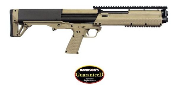 Kel Tec Ksgtan Tan 12 Gauge 18.50in 3in 14+1 Rec/Barrel Polymer Fixed Stock view 2