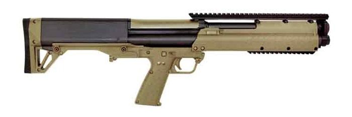 Kel Tec Ksgtan Tan 12 Gauge 18.50in 3in 14+1 Rec/Barrel Polymer Fixed Stock view 3