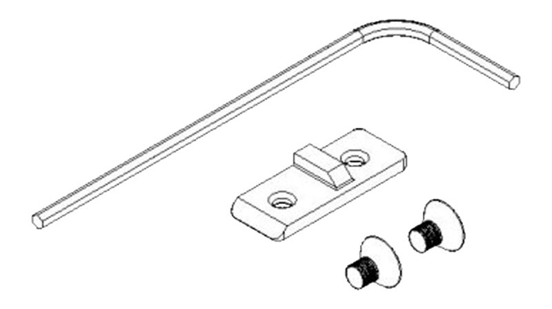 Keltec Arms S2K205CZ75 Mag Catch Kit made of Steel with Black Finish for CZ