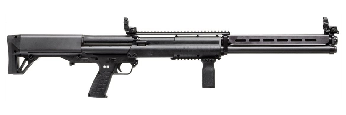 Keltec KSG25BLK 25 Black 12 Gauge 30.50in 3in 24+1 Rec/Barrel Polymer Fixed view 2