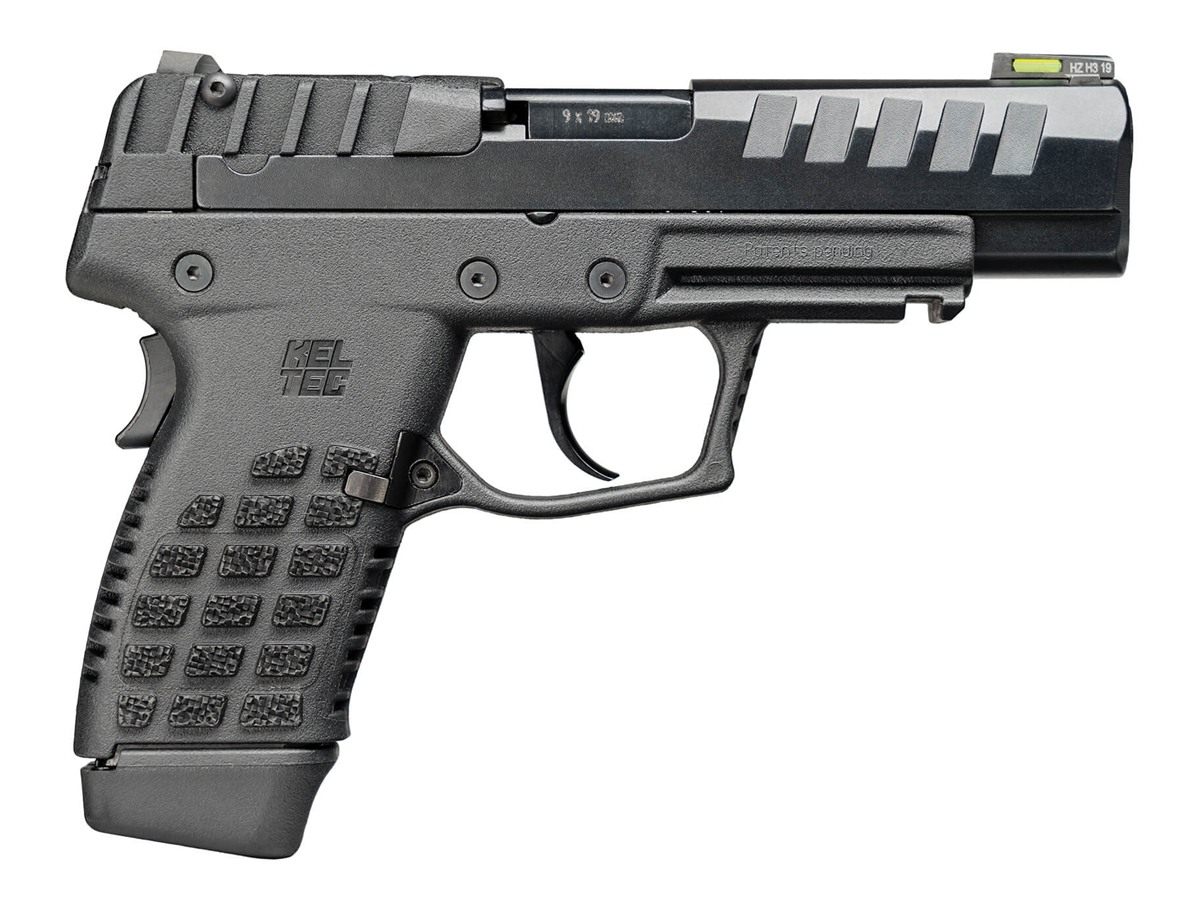 Kel Tec P15BLK Compact 9mm Luger 15+1 4in Black Steel Barrel, Nitride Serra