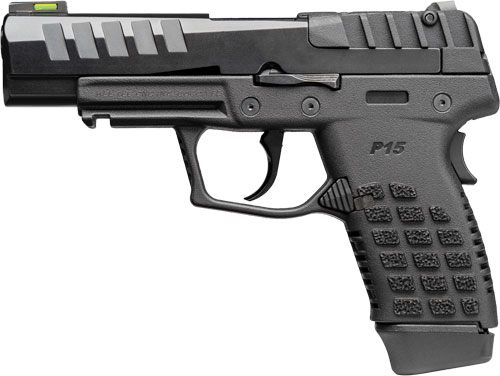 Kel Tec P15BLK Compact 9mm Luger 15+1 4in Black Steel Barrel, Nitride Serra view 2