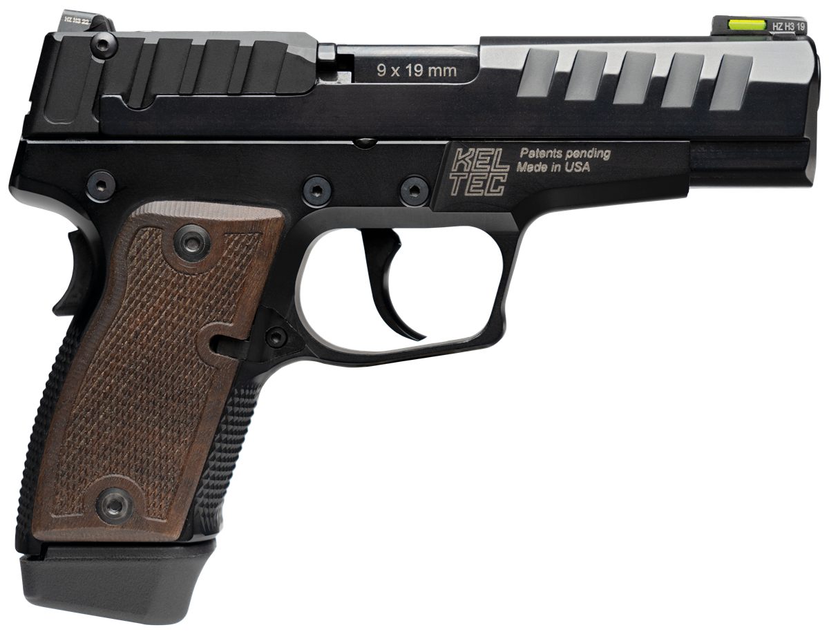 Kel Tec P15MBLK 9mm Luger 15+1 4in Black Steel Barrel, Nitride Serrated Sli