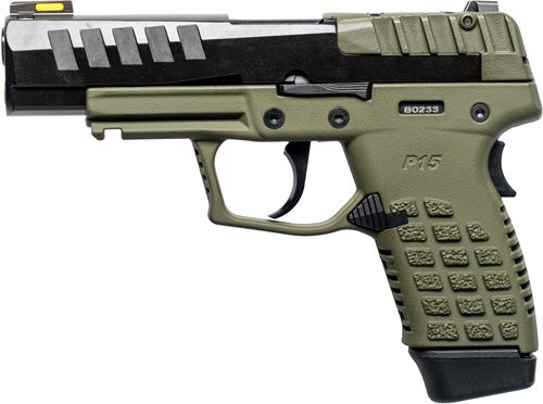 Kel Tec P15 9MM Compact 15 RD MAG HI-VIZ Sgts Green view 2