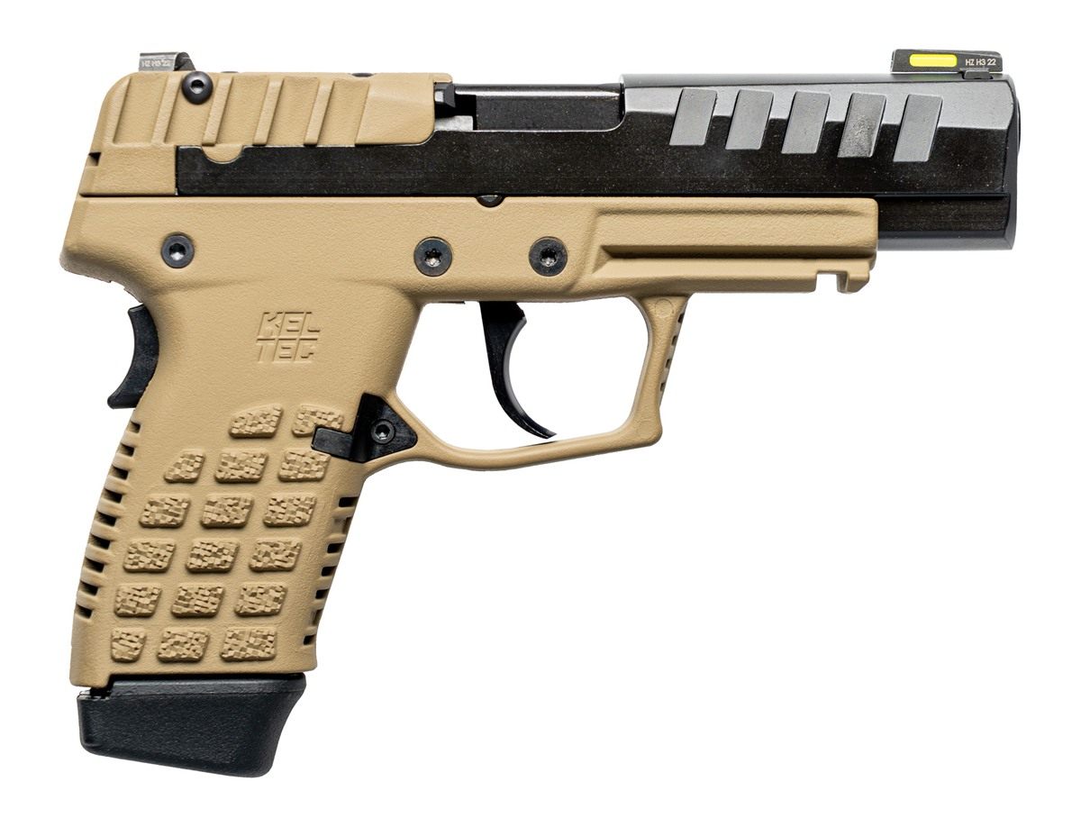 Kel Tec P15 9MM Compact 15 RD MAG HI-VIZ Sgts TAN
