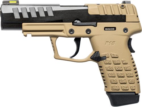 Kel Tec P15 9MM Compact 15 RD MAG HI-VIZ Sgts TAN view 2