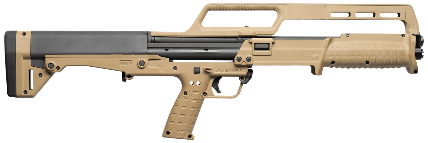 Keltec Arms KSG410TAN 410 Bore Pump 3in 10+1 18.50in Tan Synthetic Stock