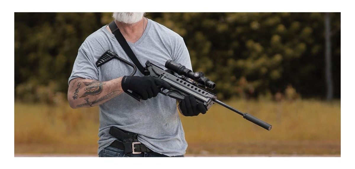 Kel Tec R50BLK 5.7x28mm 50+1 16.10in Threaded Barrel, Black Receiver Polyme view 2