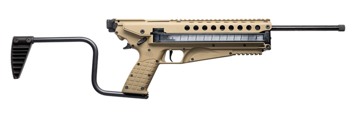 Keltec Arms R50TAN 5.7x28mm 50+1 16.10in Threaded Barrel, Tan Receiver Poly