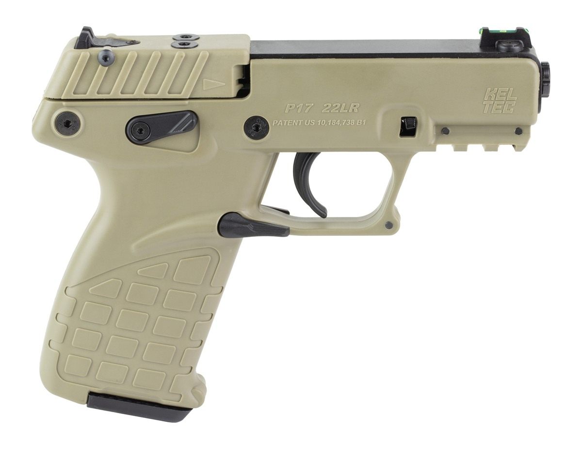 KEL TEC P17 Pistol 22LR 10RDS TAN 3.93inBARREL Comes With Magazines