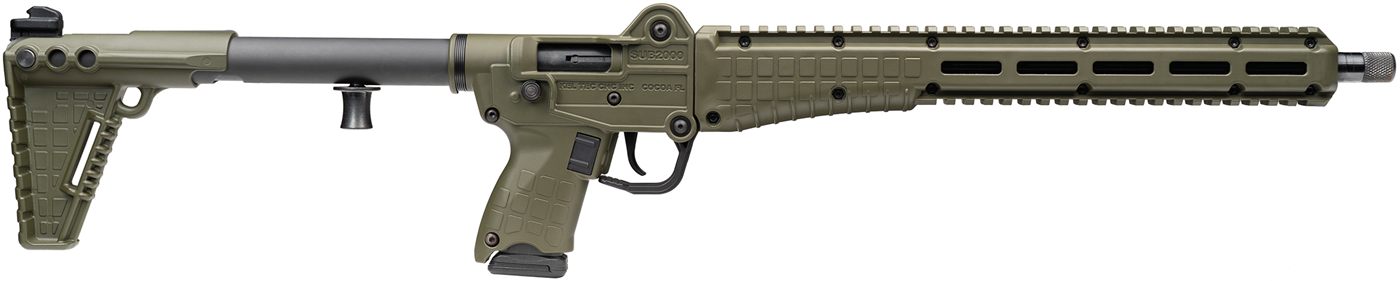 Kel Tec SUB2K9GLKGRN10 SUB2000 Gen3 9mm Luger 10+1 16.15in Black Steel Thre view 2