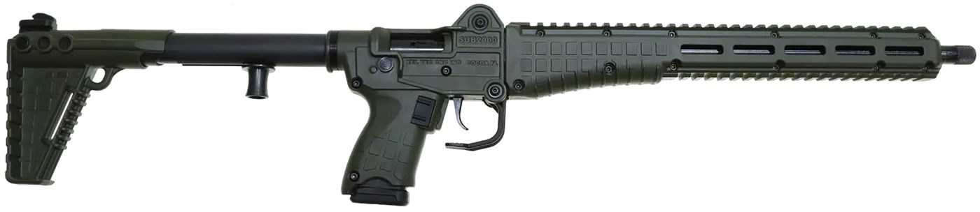 Keltec Arms SUB2K9GLKGRN SUB2000 Gen3 9mm Luger 15+1 16.15in Black Steel Th view 2