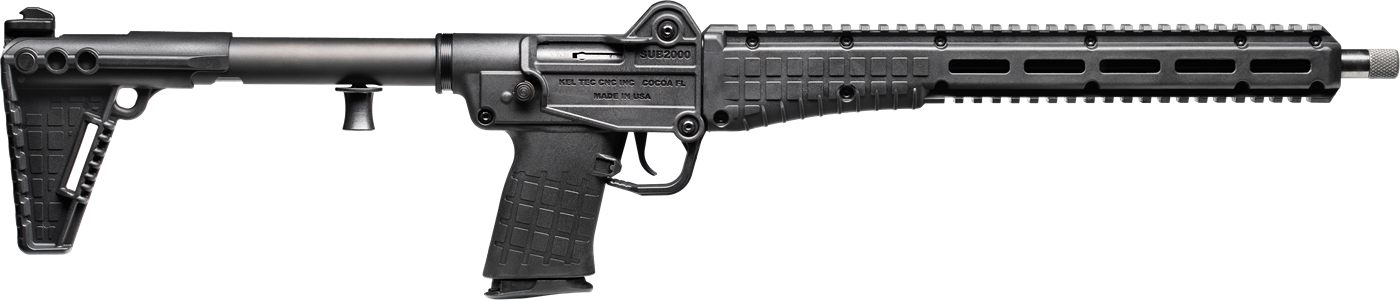 Kel Tec SUB2000 Gen 3 Rifle 5.7x28mm 20rd Magazine 16.15in Barrel Black Sto view 2