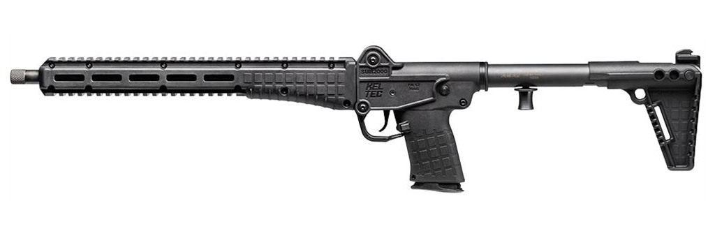 Kel Tec SUB2000 Gen 3 Rifle 5.7x28mm 20rd Magazine 16.15in Barrel Black Sto view 3