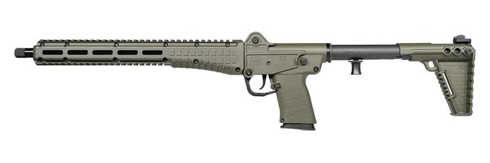 Keltec SUB2000 Gen 3 Rifle 5.7x28mm 20rd Magazine 16.15in Barrel Green Stoc view 2