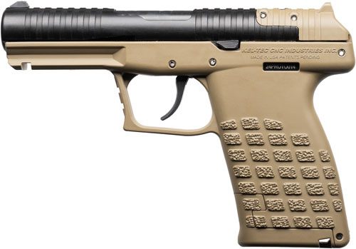 Kel Tec PR57TAN Compact 5.7x28mm 20+1 4in Black Steel Barrel, Tan Optic Rea view 3