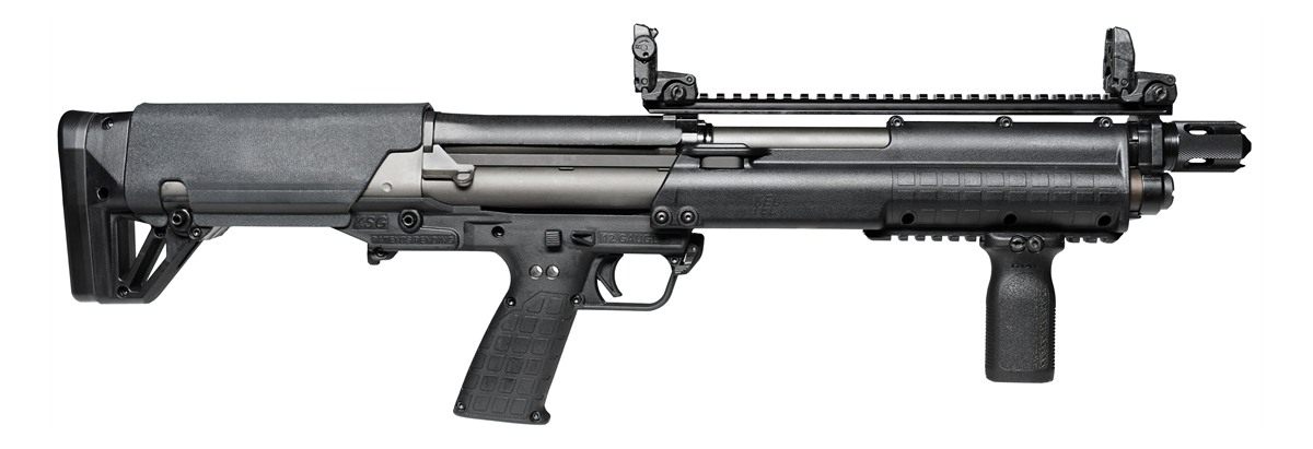 Kel Tec KSGBLKD Defender Bullpup 12 Gauge Pump 3in 7+1 18.50in Black Steel
