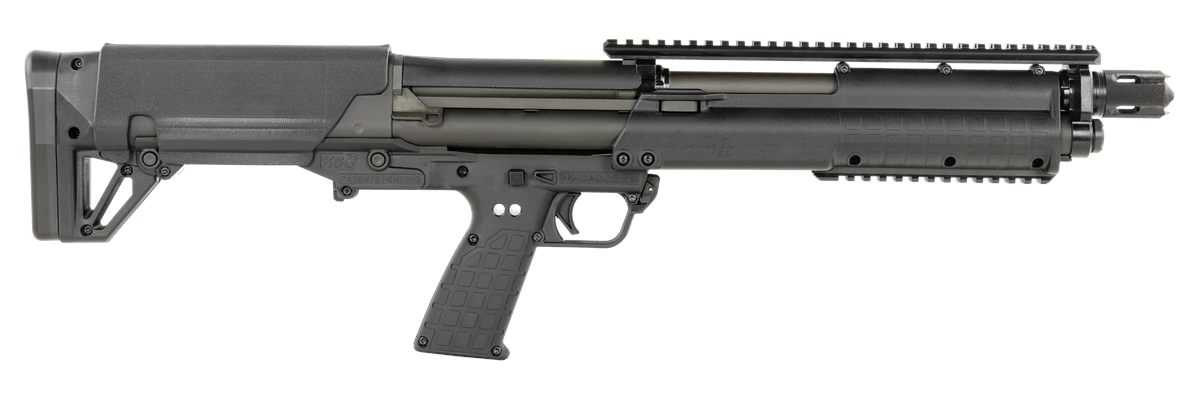 Kel Tec KSGBLKD Defender Bullpup 12 Gauge Pump 3in 7+1 18.50in Black Steel view 3