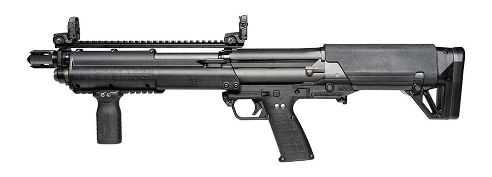 Kel Tec KSGBLKD Defender Bullpup 12 Gauge Pump 3in 7+1 18.50in Black Steel view 4