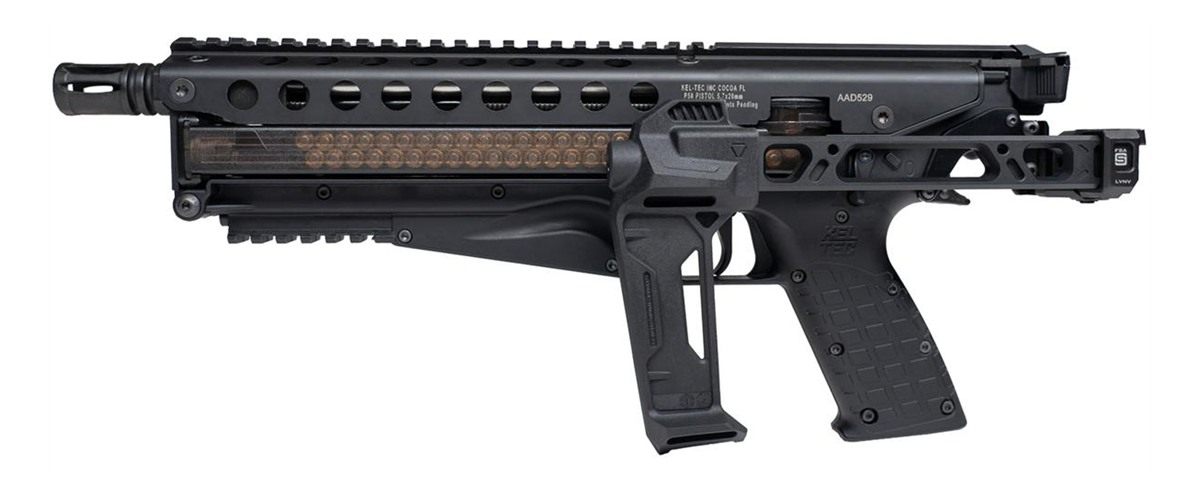 Kel Tec P50 Defender w/Strike Industries Brace Handgun 5.7x28mm 50rd Magazi view 2