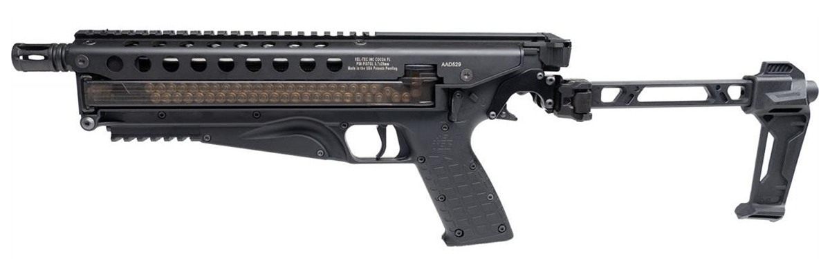 Kel Tec P50 Defender w/Strike Industries Brace Handgun 5.7x28mm 50rd Magazi view 3