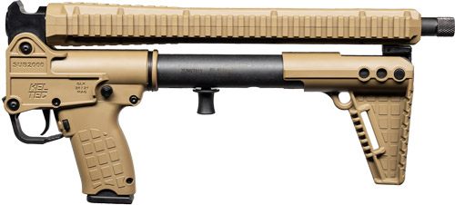 Kel Tec SUB2K10GLKTAN SUB2000 Gen3 10mm Auto 15+1 16.15in Black Threaded Ba view 2