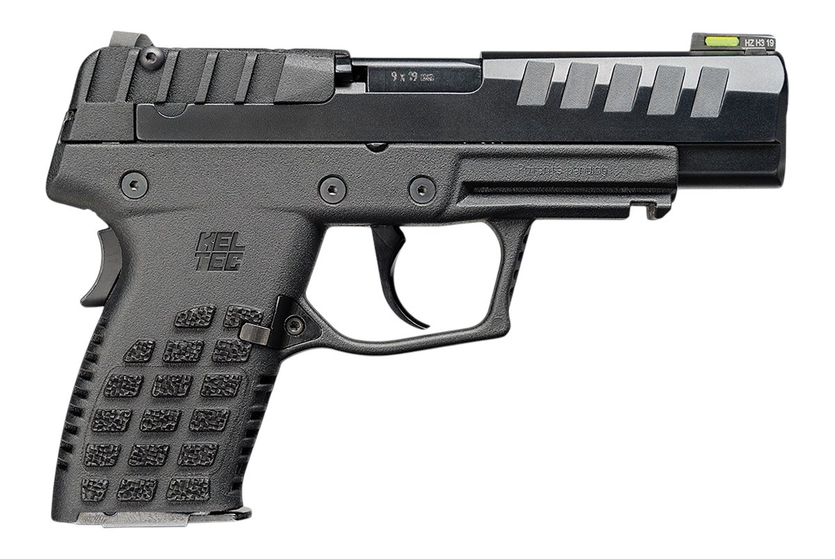 Kel Tec P15BLKCA CA Compliant Compact 9mm Luger 10+1 4in Black Steel Barrel