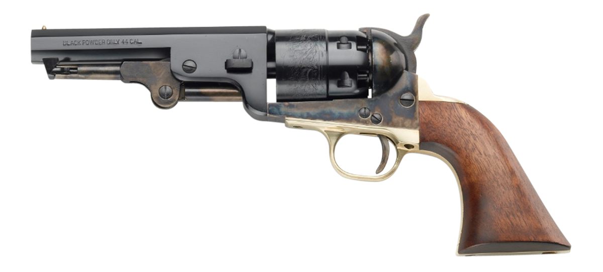 EMF Pietta PF51CH44512 1851 Navy Yank Sheriff 44 Cal 6 Shot 4.88in Blued Oc