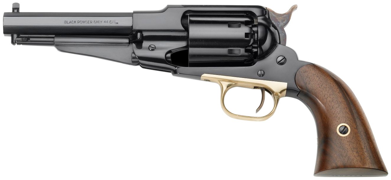 EMF Pietta PF58ST44512 1858 Army Remington Sheriff 44 Cal 5.50in 6rd Blued
