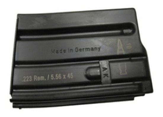 H K MR556 Rifle Magazine Black Steel 5.56mm 10/rd