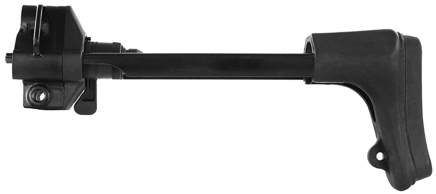 H K HK 227901 Three Position Buttstock Black Rubber/Steel/Polymer Fits SP5