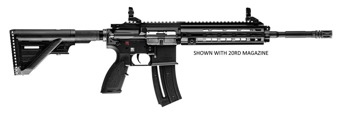 Heckler Koch USA HK 81000402 416 22 LR 10+1 16.10in Black Steel Threaded Ba
