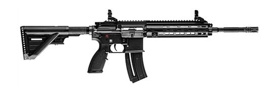 Heckler Koch USA HK 81000402 416 22 LR 10+1 16.10in Black Steel Threaded Ba view 3