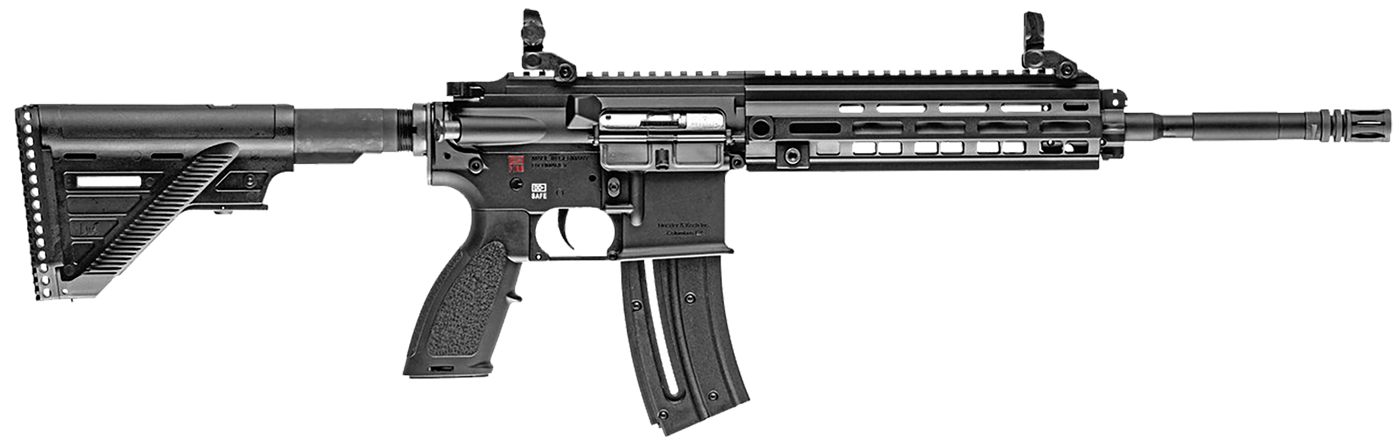 Heckler Koch USA HK 81000401 416 22 LR 20+1 16.10in Black Steel Threaded Ba