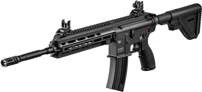Heckler Koch USA HK 81000401 416 22 LR 20+1 16.10in Black Steel Threaded Ba view 4