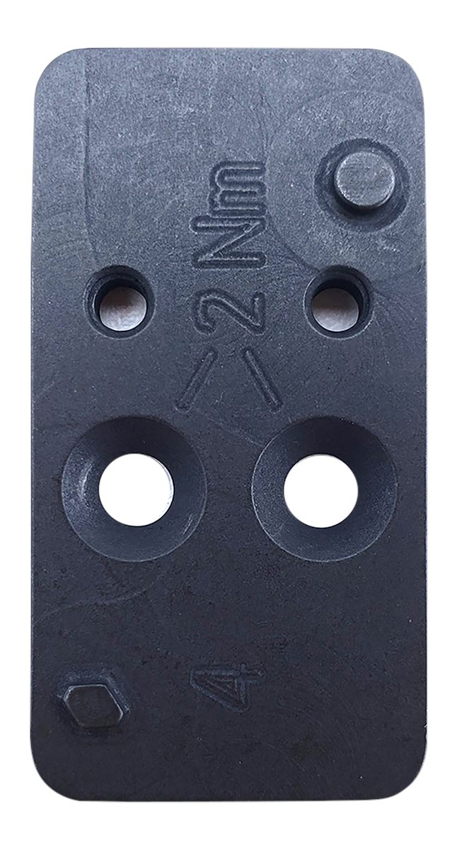 HK 50254264 Optic Plate 4 Black Steel, Fits VP9 OR Leupold DeltaPoint Patte