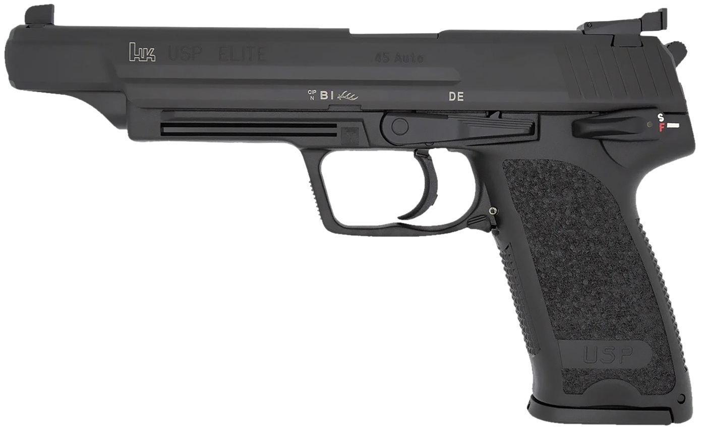 Heckler and Koch HK 81000368 USP V1 Elite 45 ACP 10+1 6.02in Stainless Stee
