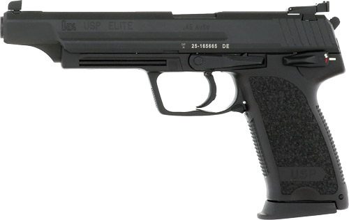 HK 81000367 USP V1 Elite 45 ACP 12+1 6.02in Stainless Steel Barrel, Black L view 4