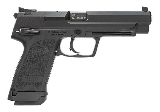 HK H K USP9 Expert Handgun 9mm Luger 15rd Magazines(2) 5.19in Barrel V1 DA/