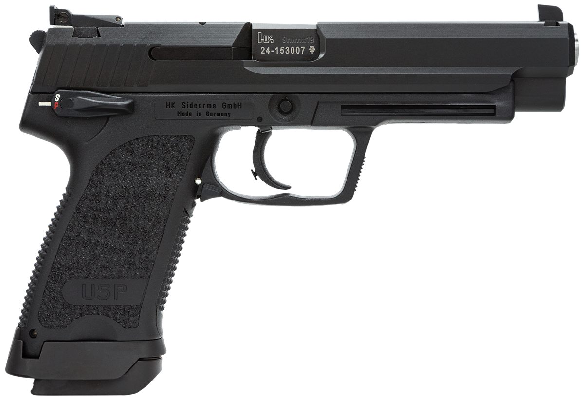 Heckler Koch HK 81000363 USP Expert V1 9mm Luger 18+1, 5.19in Black Polygon