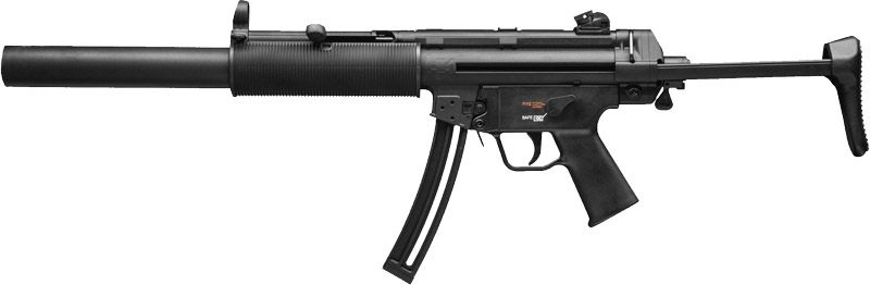 Heckler Koch HK 81000468 MP5 Full Size 22 LR 25+1 16.10in Black Steel Barre view 4