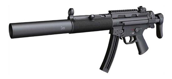 Heckler Koch HK 81000468 MP5 Full Size 22 LR 25+1 16.10in Black Steel Barre view 6