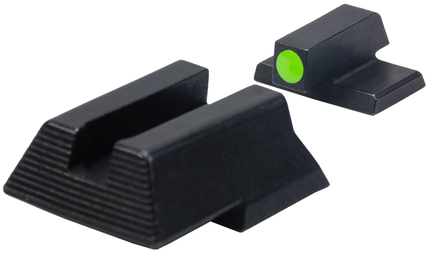 Heckler Koch USA HK 51000932 Night Sight Set Iron Green Tritium Black Fits